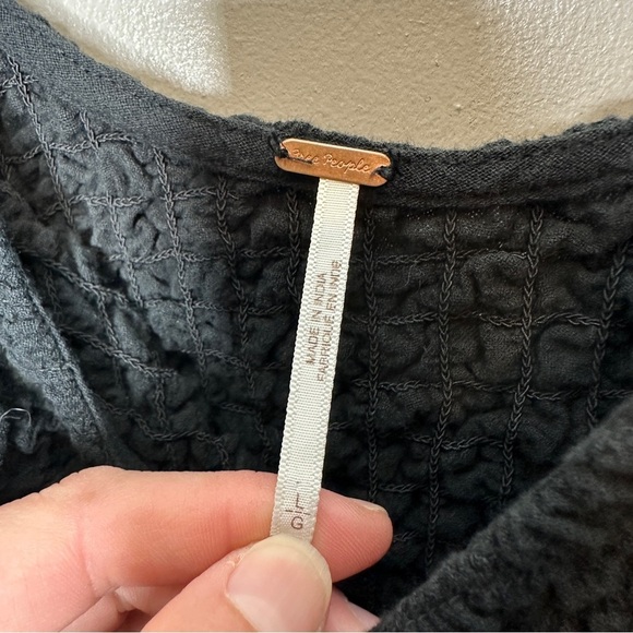 Free People Juliette Romper in black - Picture 9 of 11